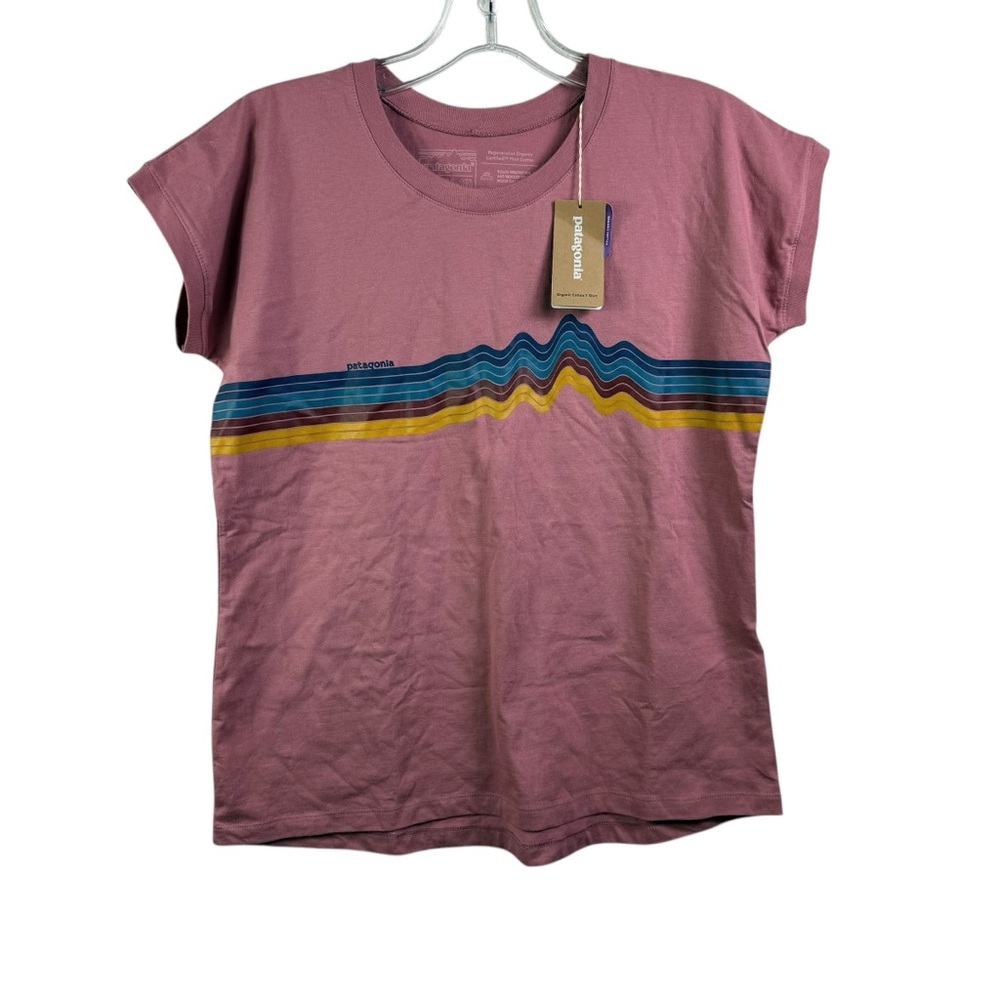 NWT Patagonia Regenerative Graphic Short-Sleeve T-Shirt - Girls' - Picture 4 of 5